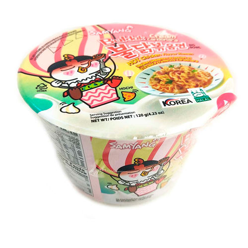 Лапша Samyang Hot Chicken Ramen Creamy Carbonara    120гр