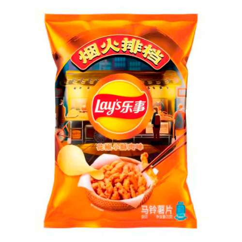 Чипсы Lay's NPC Sichuan Pepper Fried Meat    70гр