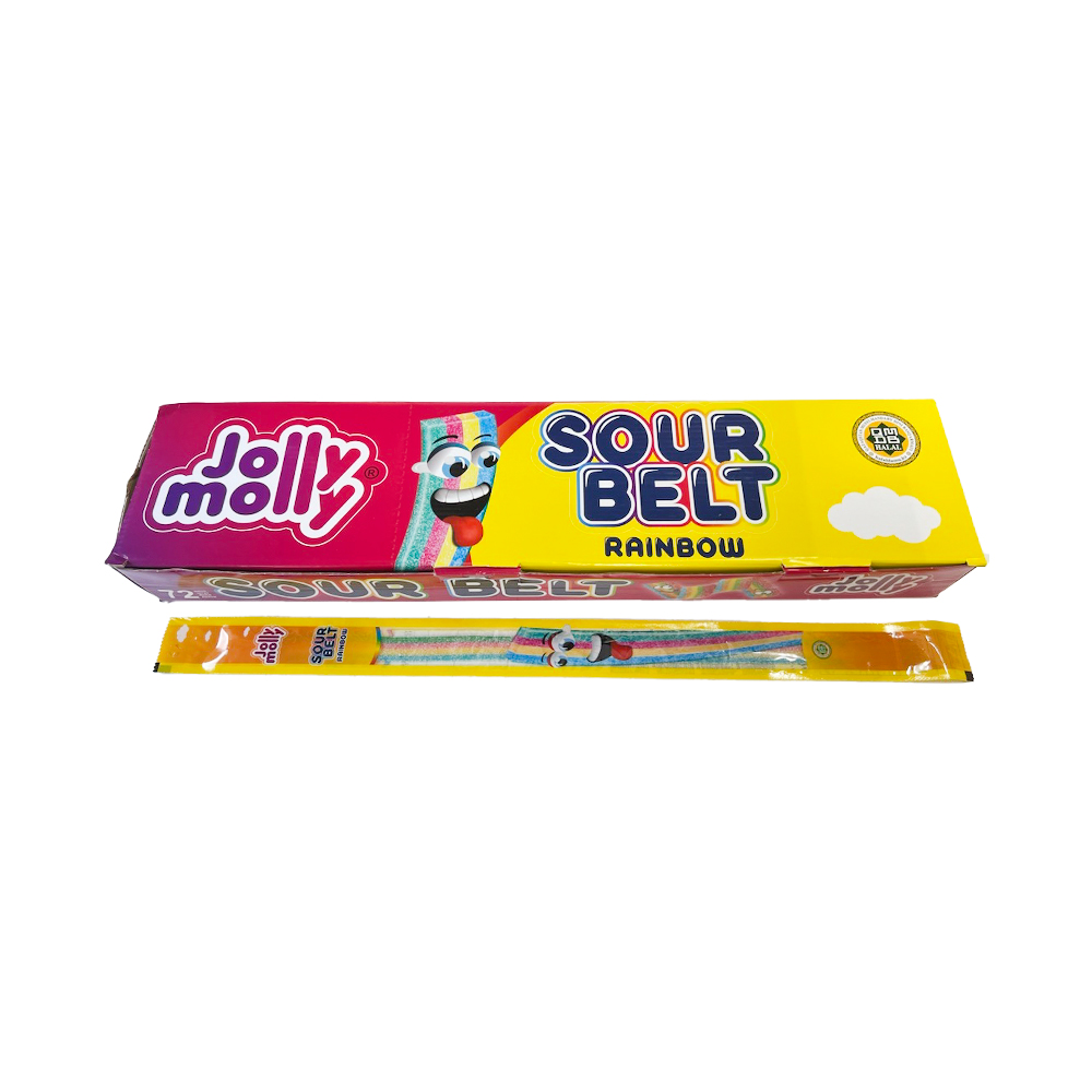 Жев.мармелад Jolly Molly Rainbow Sour Belt   15гр
