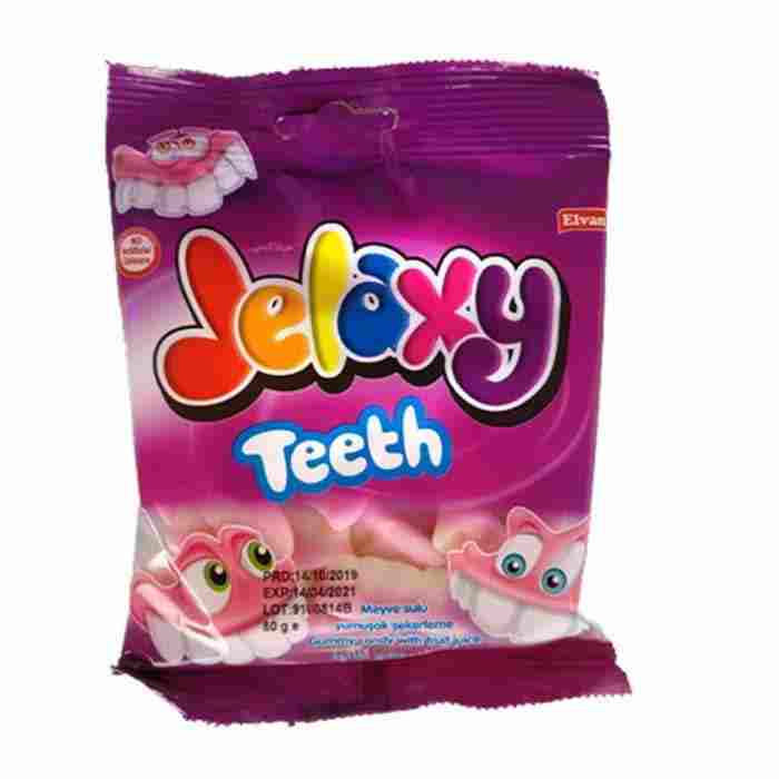 Жевательный Мармелад Jelaxy Teeth 80гр