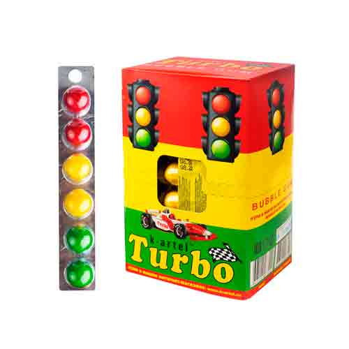 Жев. резинка дражированная Turbo