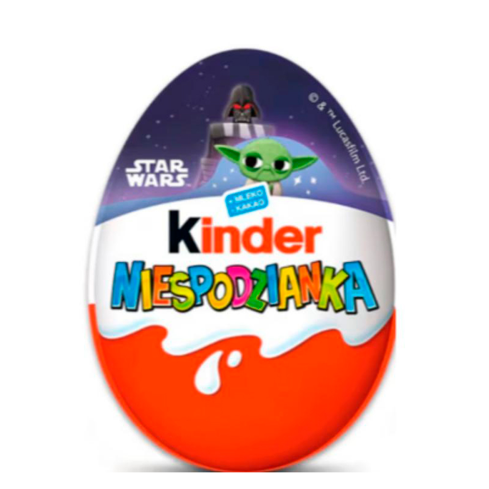 Шоколадное яйцо Kinder Surprise Star Wars  20гр