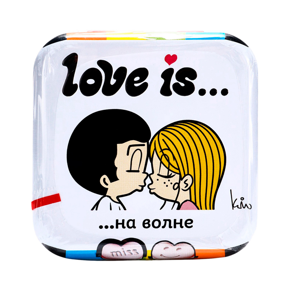 Конфеты Love is в форме сердца со вкусом персика   20гр