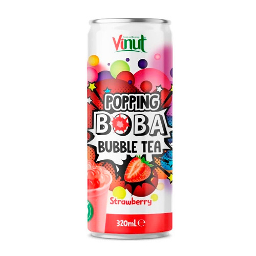 Напиток Vinut Bubble Tea Strawberry   320мл