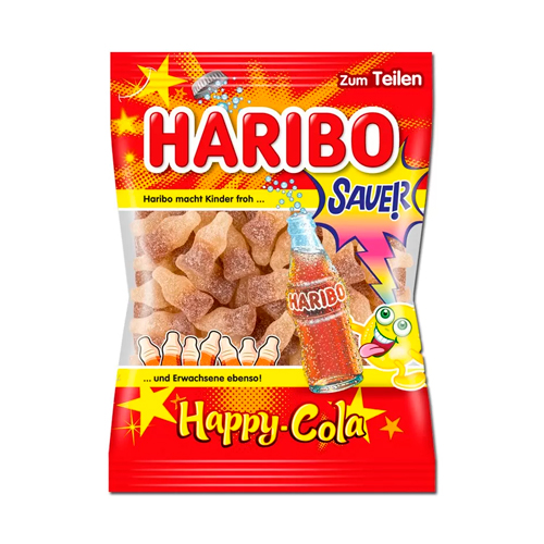 Мармелад Haribo Веселая кола кислая 200гр