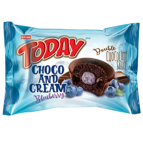 Пирожное Today Choco and cream Blueberry   40гр