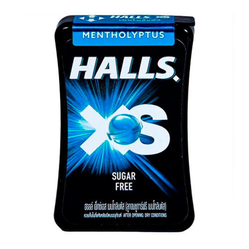 Леденцы HALLS         Mentholyptus Sugar Free  12,6гр