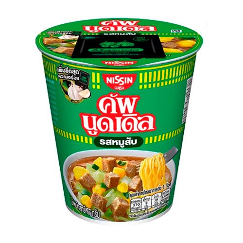 Лапша Nissin Instant Noodle Cup Minced Pork Flavor    77гр
