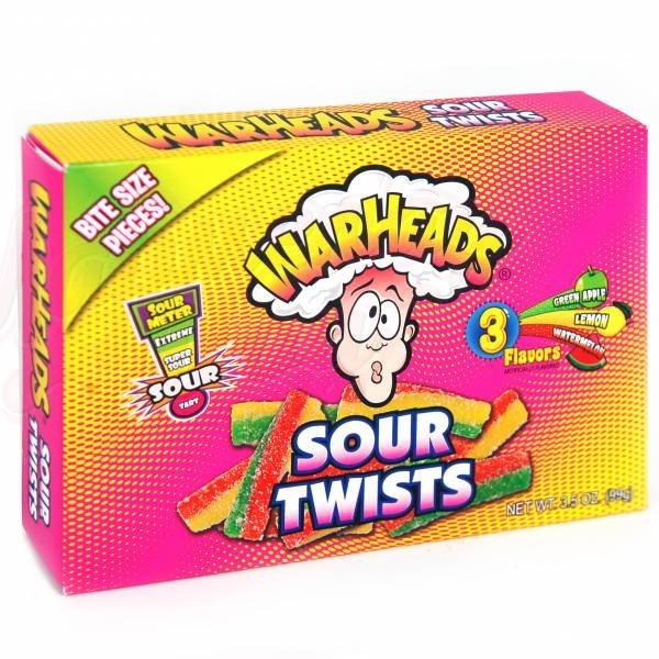 Warheads Twist Кислые пластинки 99гр  США