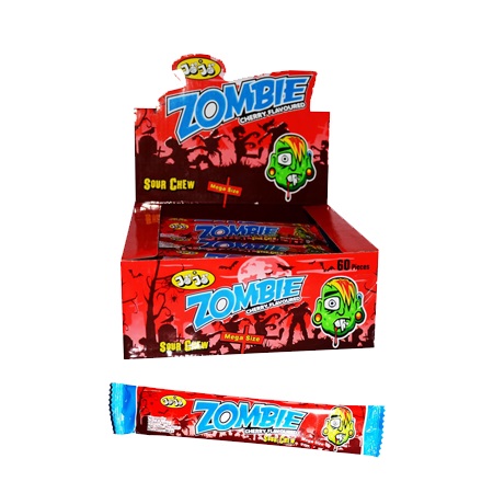 Жев.конфета JOJO JoJo Mega Zombie кислая вишня   20гр
