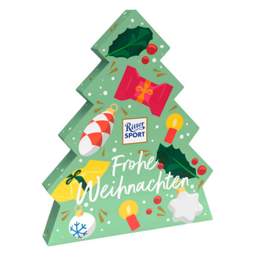 Шоколад Ritter Sport Christmas Tanne Пихта  115гр