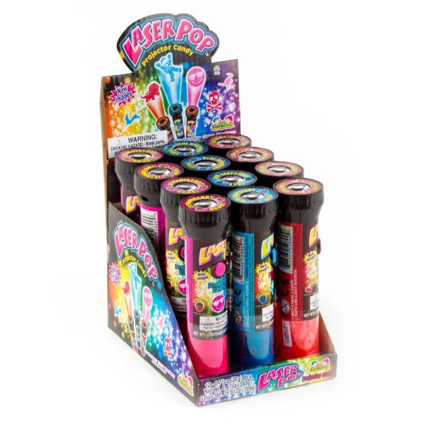 KIDSMANIA LASER POP CANDY Конфеты жевательные 20гр США