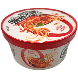 Лапша Wangbaiji со вкусом острого говяжьего масла   146гр