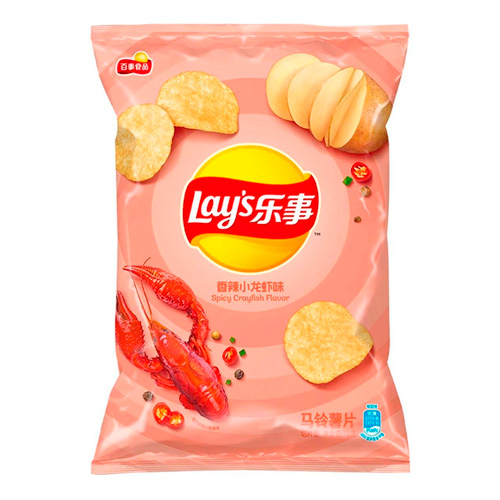 Чипсы Lay's spicy crayfish   135гр