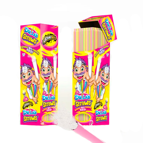 Кислый порошок в трубочке Johny Bee Dr Lab Straws 7.5гр