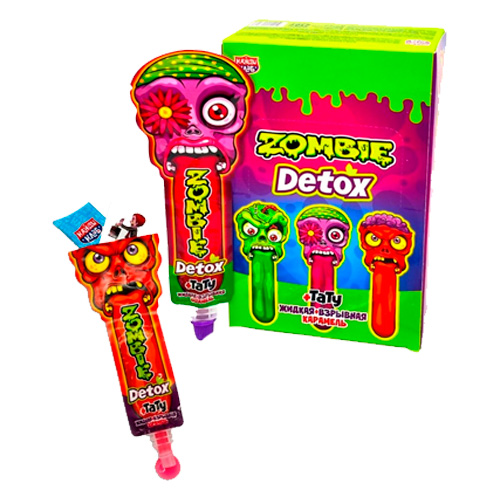 Жидкая карамель КандиКлаб Zombie Detox Ассорти  7гр
