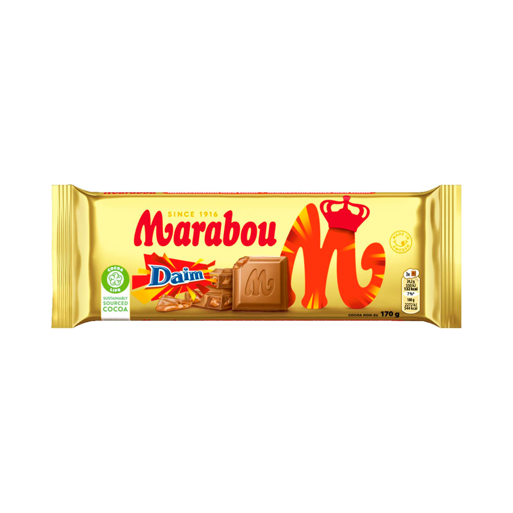 Шоколад Marabou  Daim   170гр