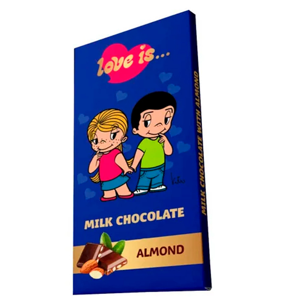 Шоколад Love is Almond   85гр