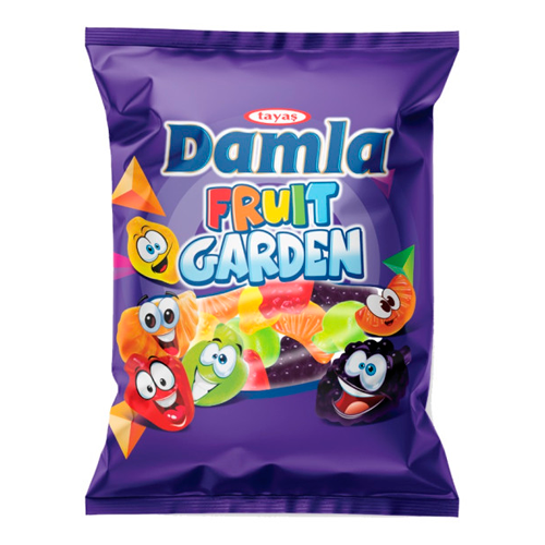 Жев.мармелад Damla Gummy Фруктовый сад   80гр