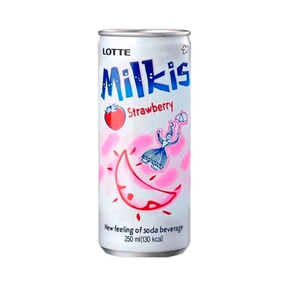 Газ.напиток Lotte Milkis Strawberry   250мл