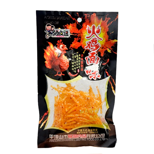 Снек Qiao pi dou Соломка со вкусом индейки   22гр