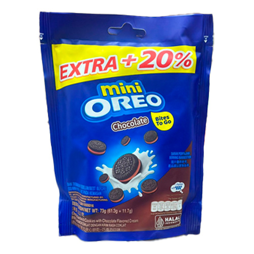 Печенье Oreo Mini Chocolate  пакет 73гр