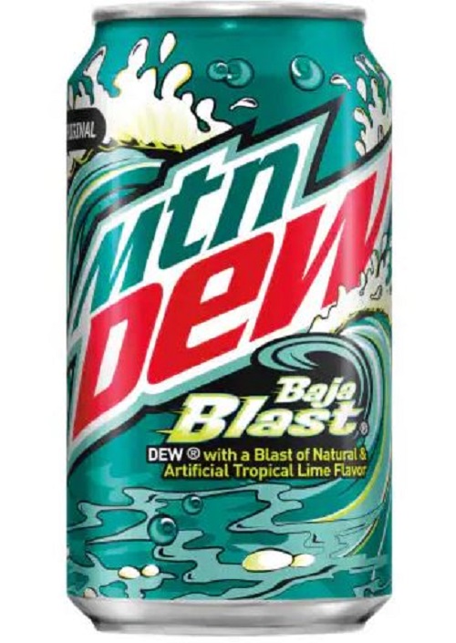 Газ.напиток Mountain Dew  Baja Blast Tropical Lime м  355мл