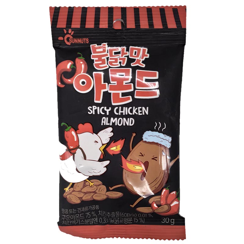 Миндаль со вкусом острой курицы "Spicy chicken Almond" 30гр