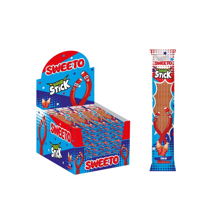 Жев.мармелад SWEETO Sour Stick Cola 30гр Турция