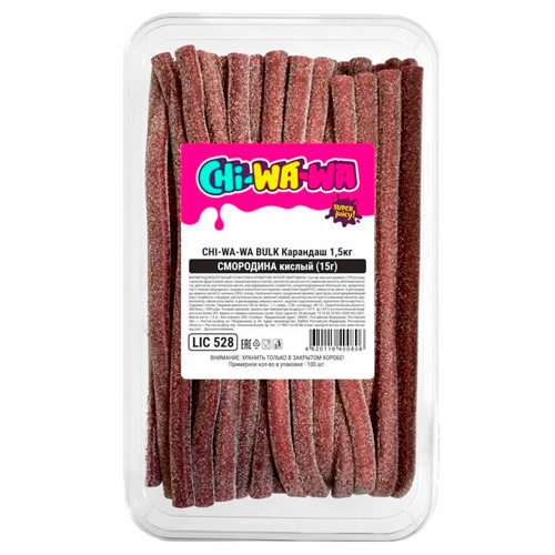 Жев. мармелад Chi-Wa-Wa Bulk Currant Sour Pencil 1500гр