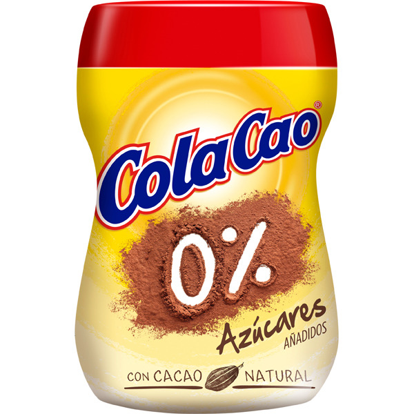 Какао напиток быстрорастворимый обезжиренный Cola Cao 300гр банка 0%  Испания