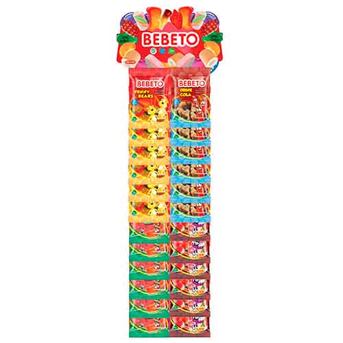 Жев.мармелад Bebeto Микс 4 вкуса ассорти 35гр