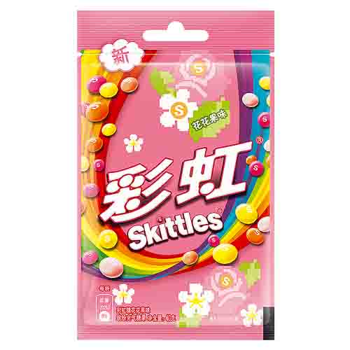 Драже Skittles Flowers (Розовый пак)   40гр
