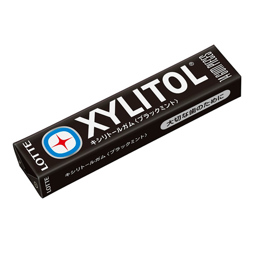 Жев.резинка Lotte Xylitol Black Mint   21гр