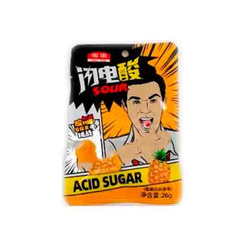 Конфеты He He Acid Sour Pineapple 26гр