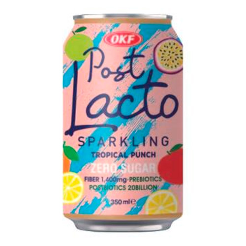 Газ.напиток Post Lacto Tropical Punch zero sugar м  350мл
