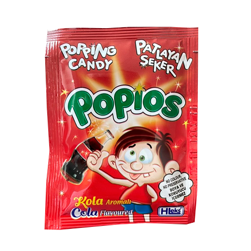 Карамель взрывная Popios со вкусом Колы 4гр