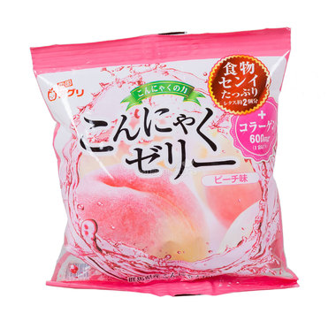 Желе Yukiguni Aguri порционное Конняку со вкусом персика   96гр