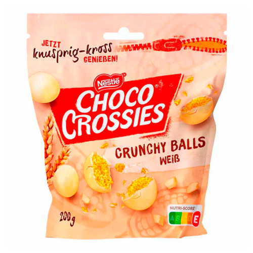 Шоколадные шарики Nestle Choco Crossies Crunchy Balls Weiß   200гр