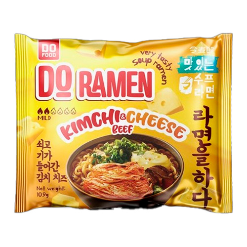 Лапша DO Ramen Kimchi & Cheese Beef   109гр