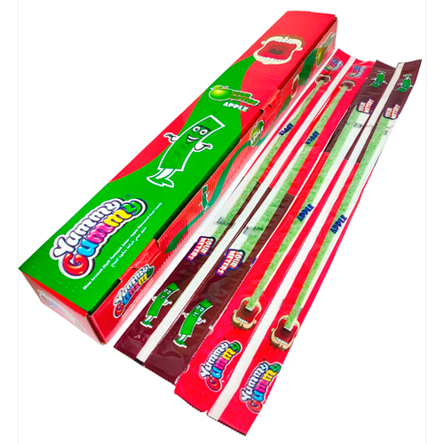 Жевательный мармелад Yummy Gummy со вкусом яблока 15гр.