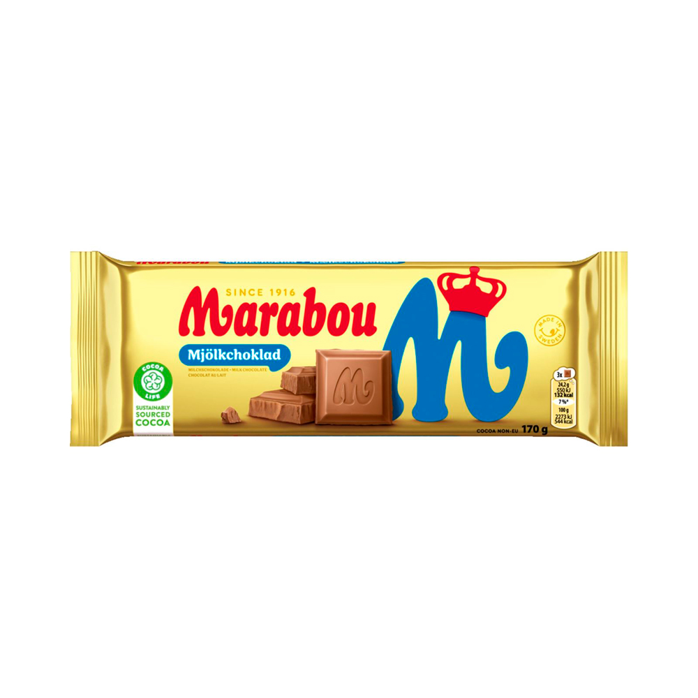 Шоколад Marabou  Mjölkchoklad    170гр