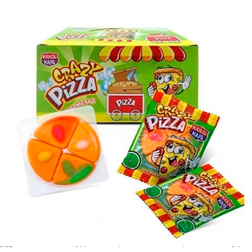 Жев.мармелад Grazy Gummy Crazy Pizza    10гр