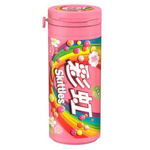 Драже Skittles Flower & Fruit (Розовая банка)   30гр