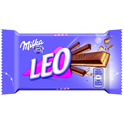Шоколадные вафли Milka Leo   33,3гр