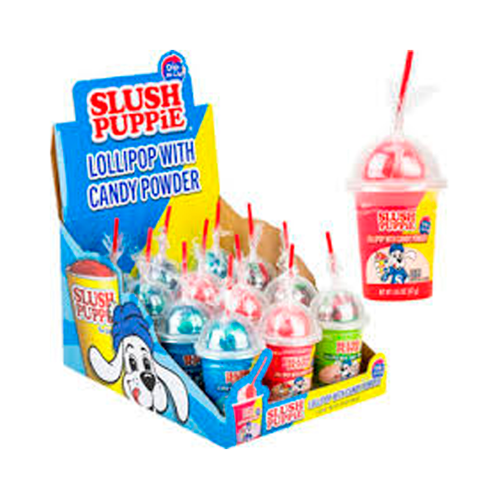 Леденец Dip-N-Lik Slush Puppie Lollipop with Candy powder   47гр