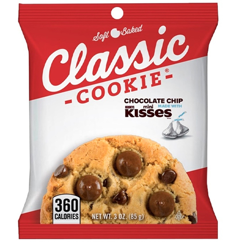 Печенье Classic Cookies Hershey's  Kisses с молочным шоколадом 85 г