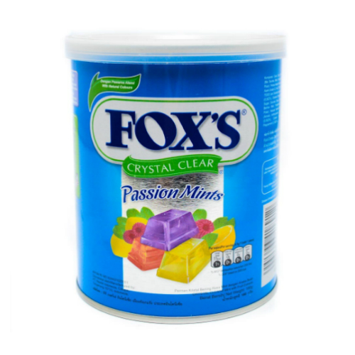 Леденцы Nestle Fox's Crystal Clear Fruity Mint's Candy 180g Восточная Азия