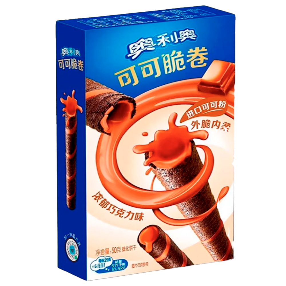 Трубочки Oreo Chocolate Crispy Roll  50гр