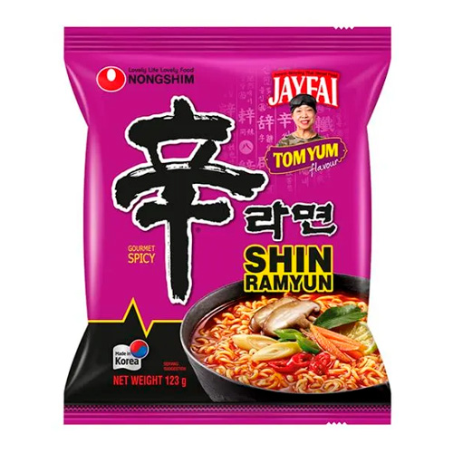 Лапша Nongshim Shin Ramyun Tom Yum Flavor Spicy   123гр